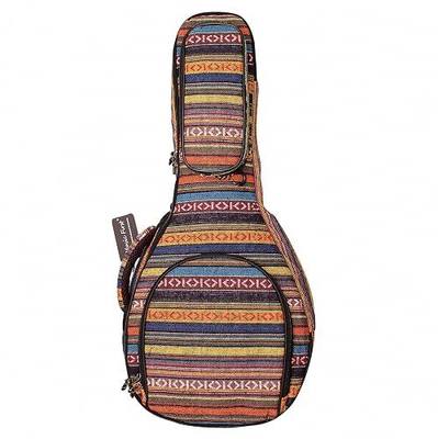 MUSIC FIRST Original Design 15mm Thick Padded Country Style A & F Style (Standard) Mandolin Gig Bag (Soft Case) Soft Mandolin Case. Fits Most A Mando.