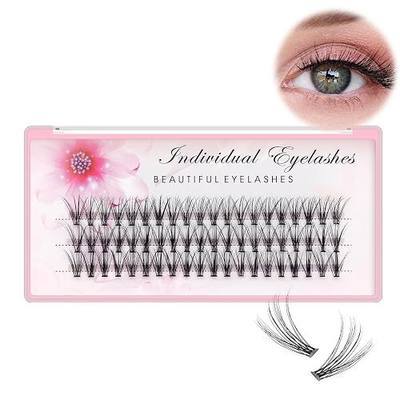 Bodermincer 20D 0.07mm Thickness 8-22mm To Choose Grafting False Eyelashes False Eyelashes Individual Natural Long Mink Fake Eyelashes Extension Handmade Bulk Wholesale (10mm)