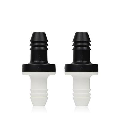 ABS 3/8" 10mm Inline vacuum Barb Check Valve for Liquid Air 2PCS | diaphragm, one-way non-return, water tubing, hose barb, 3/8 inch,od barbed,1/2/5Pcs for option, for Fuel Gas Liquid Air