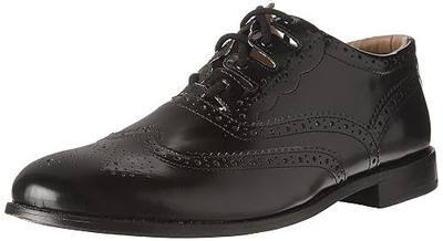Highlander Leather Ghillie Brogue Kilt Shoes: Traditional Scottish Piper & Highland Wedding Shoes with Extra Long Laces & Tassels - UK Sizes