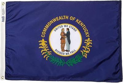 Annin Flagmakers Kentucky State Flag USA-Made to Official State Design Specifications, 2 x 3 Feet (Model 141950)