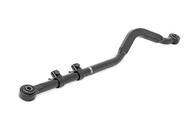 Rough Country Forged Adjustable Track Bar for 18-23 Jeep Wrangler JL/JT - 11061, Front, Black