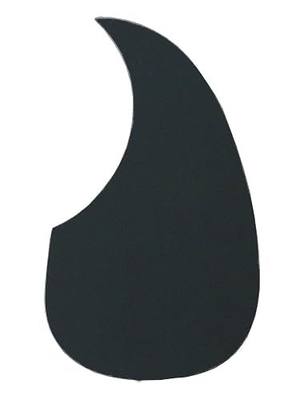 Acoustic Guitar Pickguard Anti-Scratch Self Adhesive Guard Plate | Tear or Water Drop Shape Pick Guard, Guitar Parts Replacement, Guitar Gift, Black
