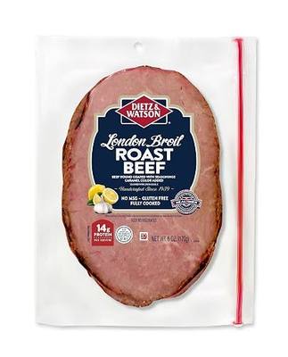Dietz & Watson London Broil Thin Sliced Roast Beef, 6 Oz