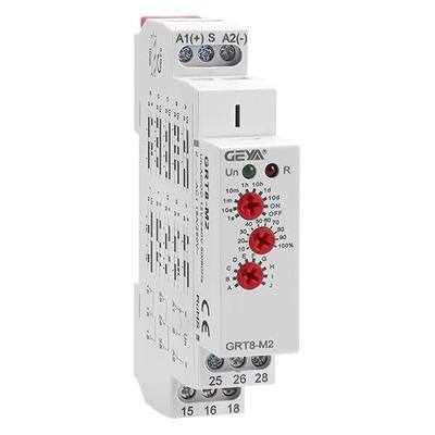 16A Multifunction Time Relay with 10 Function Choices AC/DC12V-240V Relay(GRT8-M2,AC/DC12V~240V)