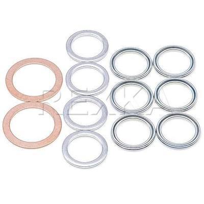 Rexka 12pcs Transfer & Differential Service Gasket Kit Compatible with Toyota Lexus 4Runner Land Cruiser Tundra Tacoma FJ Cruiser Highlander RAV4 Sequoia Sienna 1215710010 9043024003 90430A0003