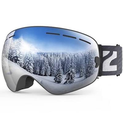ZIONOR X Ski Goggles - OTG Snowboard Goggles Detachable Lens for Men Women Adult