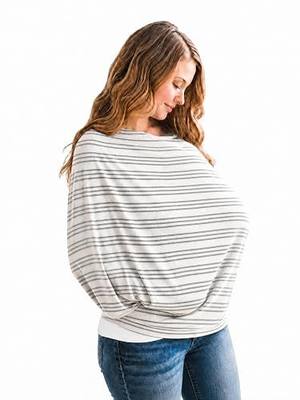 Copper Pearl Nursing Cover for Breastfeeding – Multi-Use Baby Car Seat Cover, Stroller Cover & Breast Feeding Cover Up for Women, Stretchy Breathable High Quality Cover for Boy or Girl, Midtown