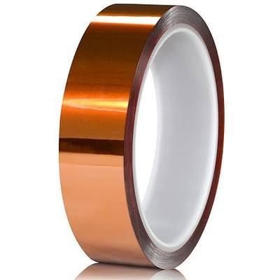 High Temperature Kapton Tape,Polyimide Film Tape to Masking,3D Printing,Electric Task,Soldering, 1"(25mm)-36yds-1 Roll