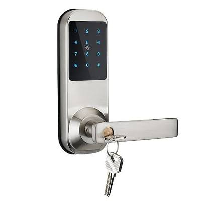 Electronic Keyless Code Door Lock,Unlock with Code, Mifare Card, and Mechanical Key (M10-NB)