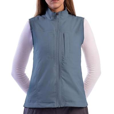 SCOTTeVEST Featherweight Vest for Women - 16 Hidden Pockets - Lightweight Water Repellent for Travel & More (Black, X-Large)