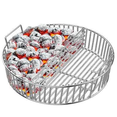 onlyfire Stainless Steel Charcoal Ash Basket Fits X-Large Big Green Egg