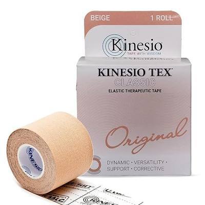 Kinesio Taping - Elastic Therapeutic Athletic Tape Tex Classic - Beige – 2 in. x 13 ft