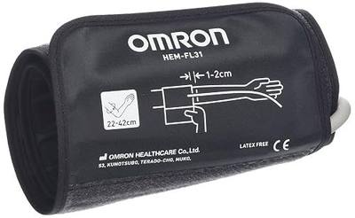 Omron Healthcare CFX-WR17 Easy-Wrap Comfit Blood Pressure Cuff, Range 9"-17" Black ()