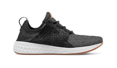 New Balance Women's WCRUZOB Running Shoe Black/Sea Salt 7.5 B