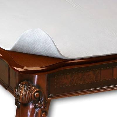 Wide Premium Cushioned Heavy Duty Vinyl Table Pad with Flannel Backing, 70" Round