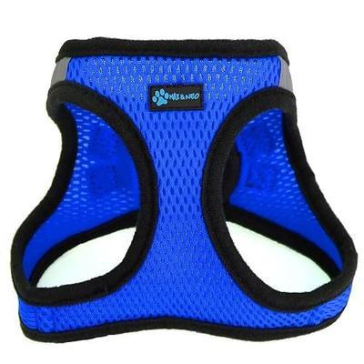 Max and Neo Nanu Small Dog Reflective Dog Harness - We Donate a Harness to a Dog Rescue for Every Harness Sold (X-Small, Blue)