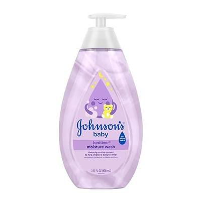 Johnson's Baby Bedtime Moisture Body Wash, Soothing NaturalCalm Aromas, Nighttime Bath Wash to Help Calm Baby Before Bed, Baby Wash, No added Parabens & Sulfates, 27.1 fl. oz