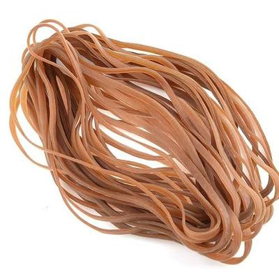 Coopay 120 Pieces Large Rubber Bands Bulk, 8 Inches Heavy Duty Strong Elastic Bands for Office Supply School Home, Securing Trash Can Garbage Cans, File Folders (Yellow)