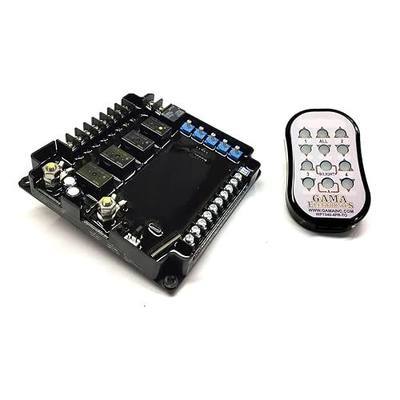 RF Remote Control System, 12VDC 4-Motor Polarity Reversing with Auxiliary Switch Leads - RF340-4PR-ASL