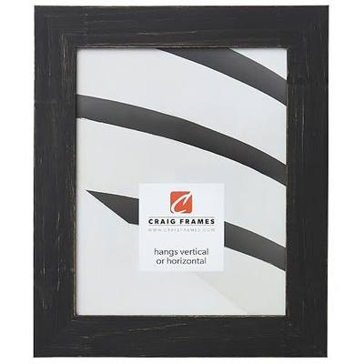 Craig Frames 16x20 Rustic Black Picture Frame, Wall Decor for Photos | A lightweight, shatter resistant acrylic front, made in the USA for a gallery display