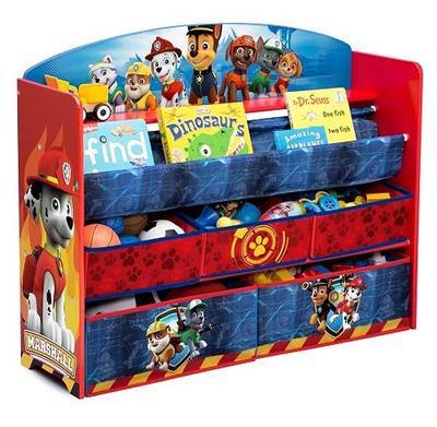Delta Children Deluxe Book & Toy Organizer, Nick Jr. PAW Patrol