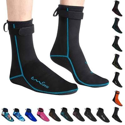 OMGear Water Socks Neoprene Socks Beach Booties 3mm 5mm Anti-Slip Wetsuit Footwear Fin Swim Sand Proof Socks