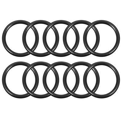 uxcell Nitrile Rubber O-Rings 50mm OD 40mm ID 5mm Width, Metric Sealing Gasket for Automotive Machine Plumbing, Pack of 10