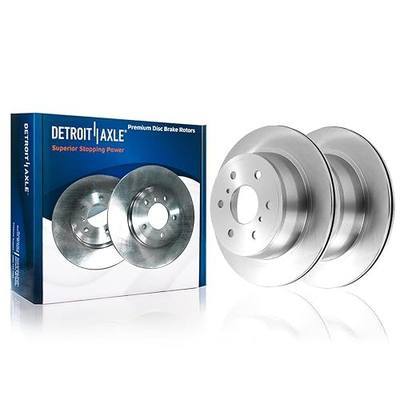 Detroit Axle - Rear Brake Rotors for 6-Lug 2004-2011 Ford F-150 Lobo | 2006-2008 Lincoln Mark LT Disc Brake Rotors 2005 2007 2009 2010 Replacement Brakes