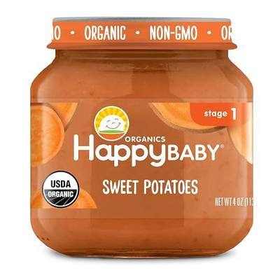 Happy Baby Organic Stage 1 Sweet Potatoes, 4 OZ