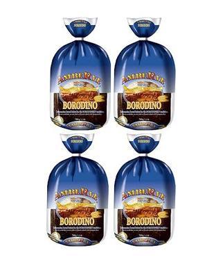 Lithuanian AmbeRye Borodinskiy Russian Rye Bread - All Natural Whole Grain Imported Rye Bread, 24.7 oz/700 g - 4 Pack