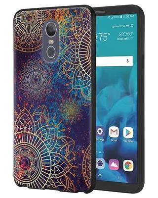 Harryshell LG Stylo 4 Case, Lightweight Slim Thin TPU Gel Skin Flexible Soft Rubber Protective Case Cover for LG Stylo 4 / LG Q Stylus(Flower)