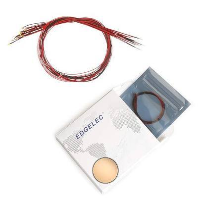 20pcs 0402 0603 0805 1206 Pre Wired SMD LED Light Emitting Diode Micro Litz Length 7.8in. Soldered White Red Green Yellow Blue Orange Pink UV (20pcs DC 3V 0402 Warm White Prewired Mini Lights)