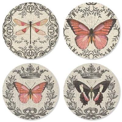 Colorful Images Envelope Seals | Fresh Essence Butterfly, 144 Count, 4 Designs, Self-Adhesive on Flat-Sheets, 1-1/2"