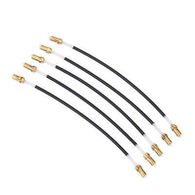 Violin Tailgut, 3/4 4/4 Violin Tailpiece Gut Cord with Brass Screw Replacement Tailgut Tailcord, 5Pcs
