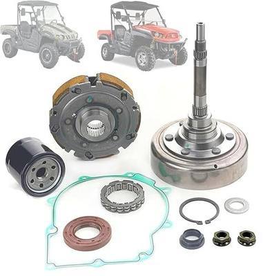 Chikia Hisun 500 700 Wet Clutch Kit Assembly Replacement for Hisun UTV ATV Massimo MSU 500 700 knight Axis 500 700 Outfitter 500 700 Bennche bighorn Challenger (not for 550/750)