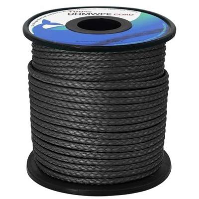 emma kites Hollow UHMWPE Braided Cord 1.3mm, 1.6mm, 2mm Spliceable for Tent Guyline Tarp Hammock Ridgeline Whoopie Sling Bear Bagging for Camping Backpacking