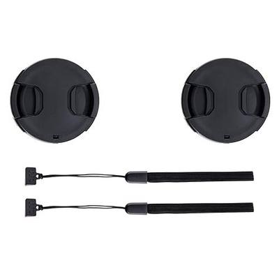 2-Pack 40.5mm Front Lens Cap Cover with Keeper for 40.5mm Mirrorless Lens | for Sony ZV-E10II ZVE10 ZV-1F A6700 A6500 A6400 A6300 A6100 A6000 ZV-E1 A7C A7CII with Sony E 16-50mm or FE 28-60mm Kit Lens