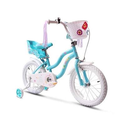 Kid's Bike Steel Frame Children Bicycle Little Princess Style 12-14-16-18-20 Inch with Training Wheel