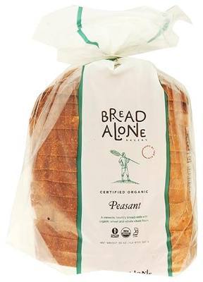 Bread Alone, Peasant Bread Organic, 20 Ounce