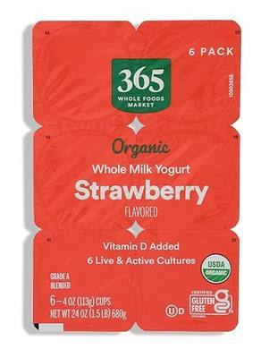 365 by Whole Foods Market, Organic Strawberry Whole Milk Yogurt, 24 oz