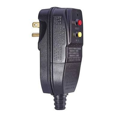 Replacement GFCI Plug 15Amp 3 Prong 120V | for Pressure Washer Pool Pump etc., Circuit Breaker, Outdoor Waterproof, Auto-reset
