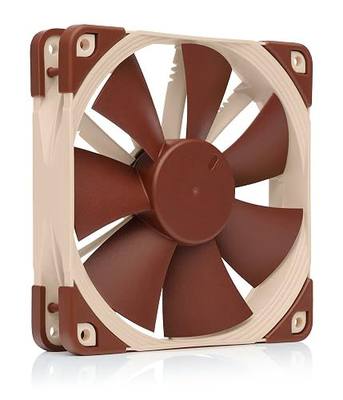 Noctua NF-F12 5V, Premium Quiet Fan with USB Power Adaptor Cable, 3-Pin, 5V Version (120mm, Brown)