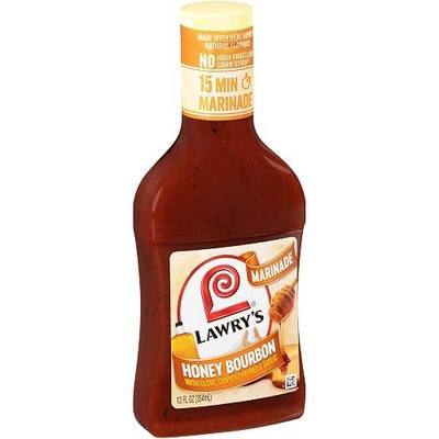 Lawry's Honey Bourbon with Clove, Chipotle Pepper & Garlic Marinade, 12 fl oz