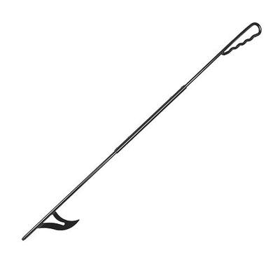 Stanbroil 40 Inch Fire Pit Poker with Hook for Campfire Fireplace Bonfire | Heat resistant handle, solid steel material, for fireplace bonfire camping wood stove indoor & outdoor