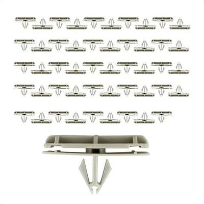 23181-6133A 50x for Jeep Fender Clips, Fender Flare Clips, for Jeep Wrangler Fender Clips Fit Jeep JK, JL, Liberty, Gladiator & Dodge Nitro, Replaces OEM #: 55157055-AA, 55157065-AA, 68039280-AA