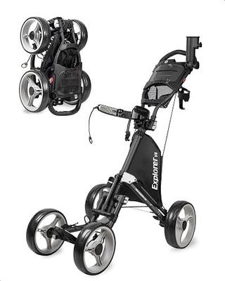 CaddytekCaddyTek Superlite 4 Wheel Golf Push Cart, Explorer Version 8 -