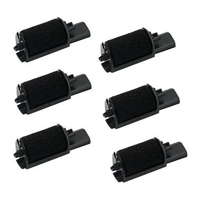 IR-40 Ink Roller (6 Pack) Compatible Calculator Printer Ribbon for Casio, Sharp, Epson, Aurora, Monroe, and More – Black Ink Replacement