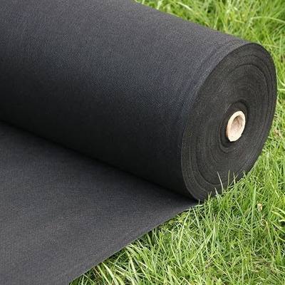 FLARMOR Non-Woven Landscape Fabric–3Ftx300Ft, 1.8oz Weed Barrier Cloth, Heavy Duty Garden Weed Barrier Fabric Roll, Landscaping Fabric Weed Control W/WeedStop Technology, Commercial Weed Block (Black)