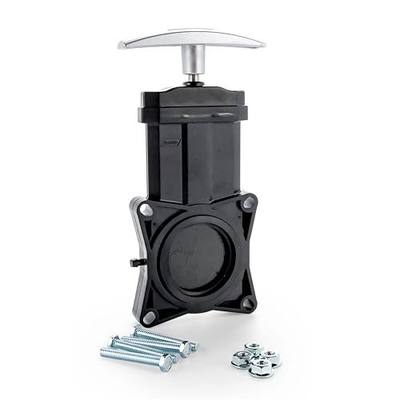 Camco RV Replacement Waste Valve with Handle - Features Durable Metal Handle & 1.5-Inch Diameter Valve Opening (39501)